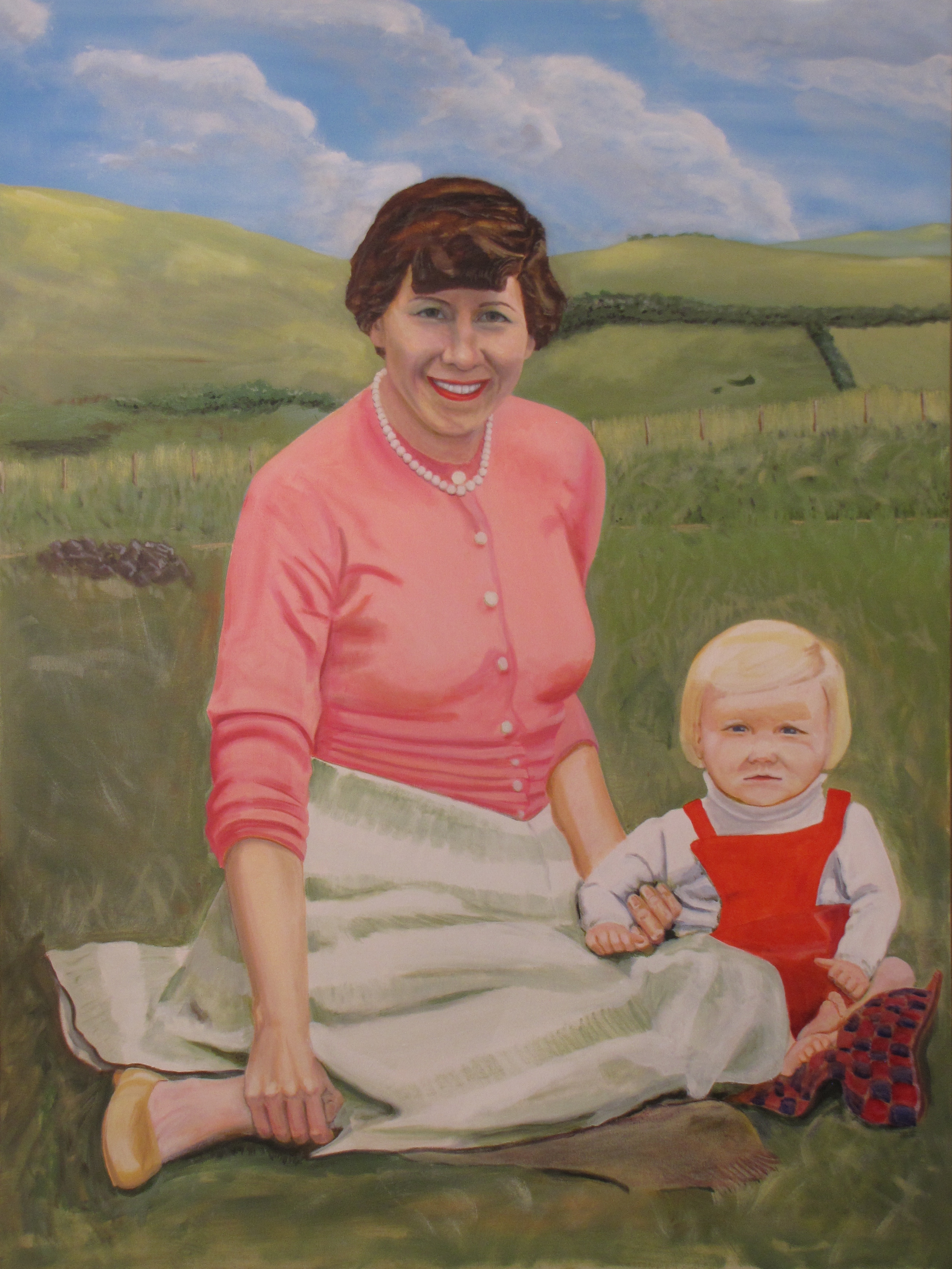 Mother and Child - oil on canvas, 48" x 36"