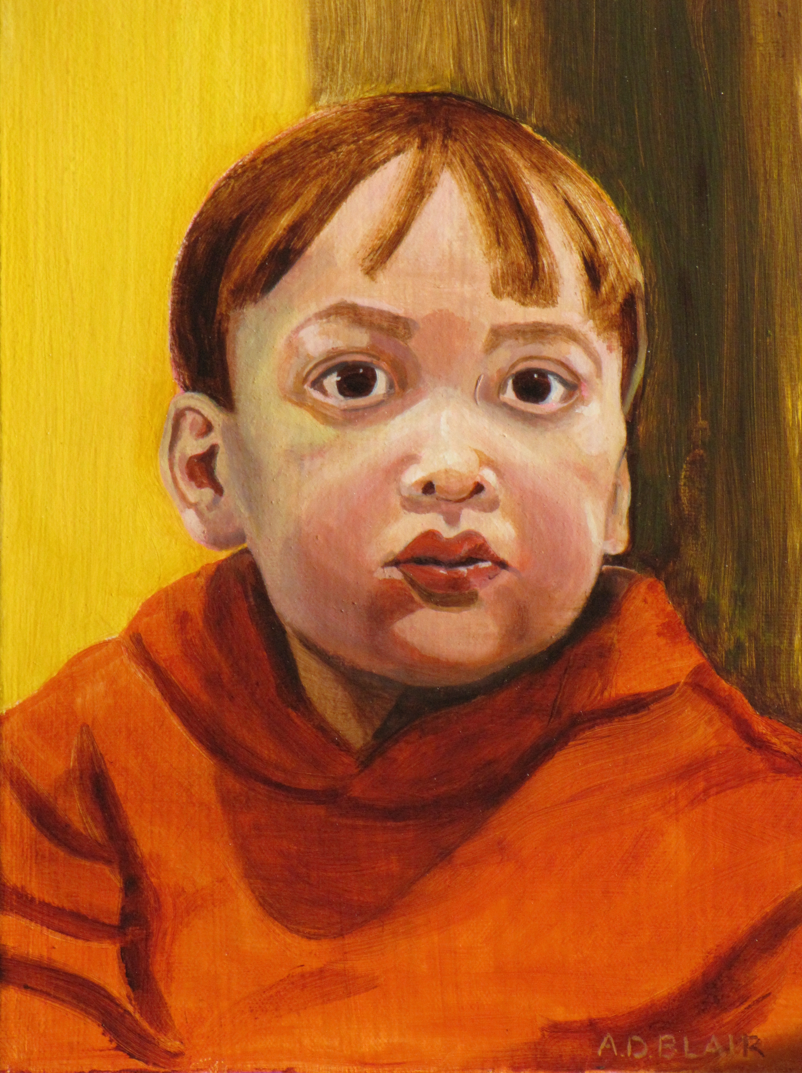Portrait 03 - oil on canvas, 9" x 12" - SOLD